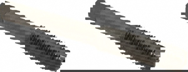 Straight Flute Tap: M10x1.25 Metric Fine, 4 Flute, Plug Chamfer, 6H Class of Fit, Carbon Steel, Bright/Uncoated Finish